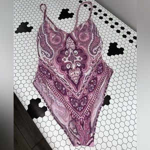 Dolce and Gabanna Beachwear Paisley One Piece NWT